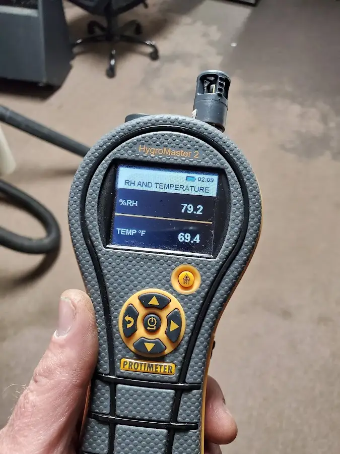 Moisture meter humidity assessment for Fire & Smoke Damage Restoration in Blair